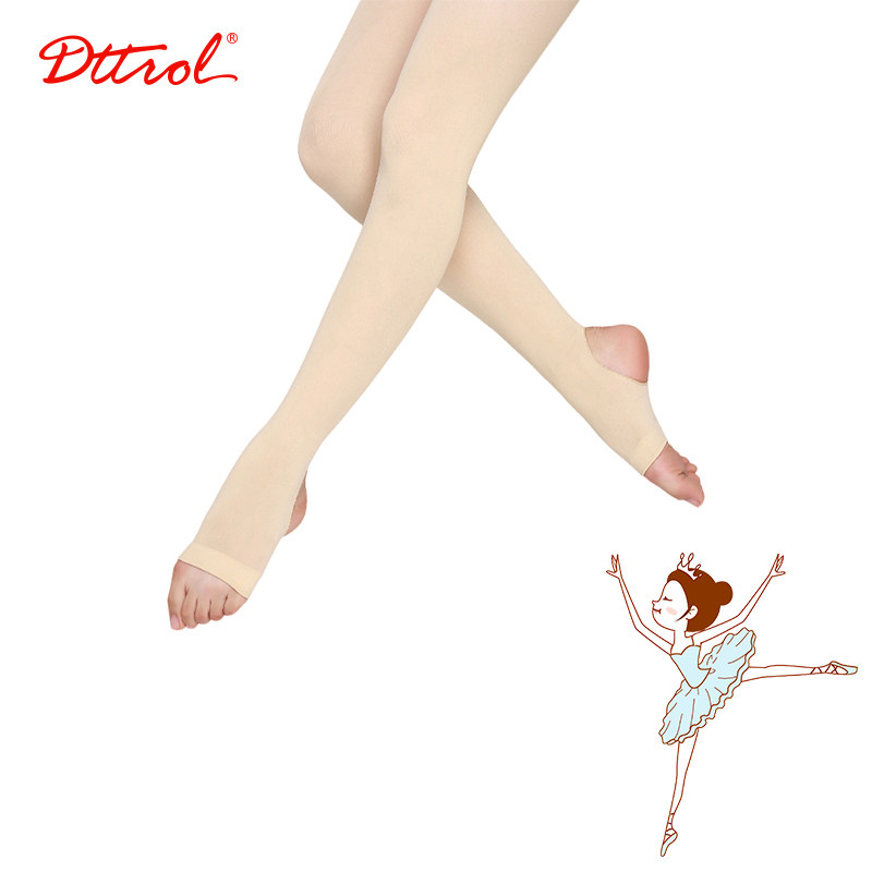 笛雀儿舞蹈练功袜儿童芭蕾考级白