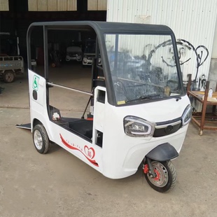 摆渡车解决残疾人出行难题可配增程器和太阳能发电电动助残子母车