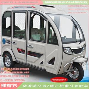 新国标公告目录可上牌/全封闭5门家用代步接送孩子载人电动三轮车