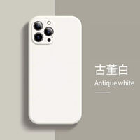 Applicable to iPhone 11 phone case 12 New iPhone 13 protective case 14 liquid silicone 15pro full package shockproof 16promax ultra-thin matte plus Trendy men and women max high-end feel p outside thumbnail 2