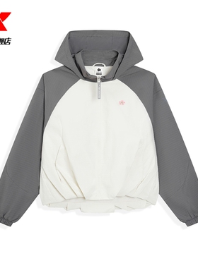 特步ATOMO FAFA丨运动外套女夏季新款休闲风衣运动服975328150579