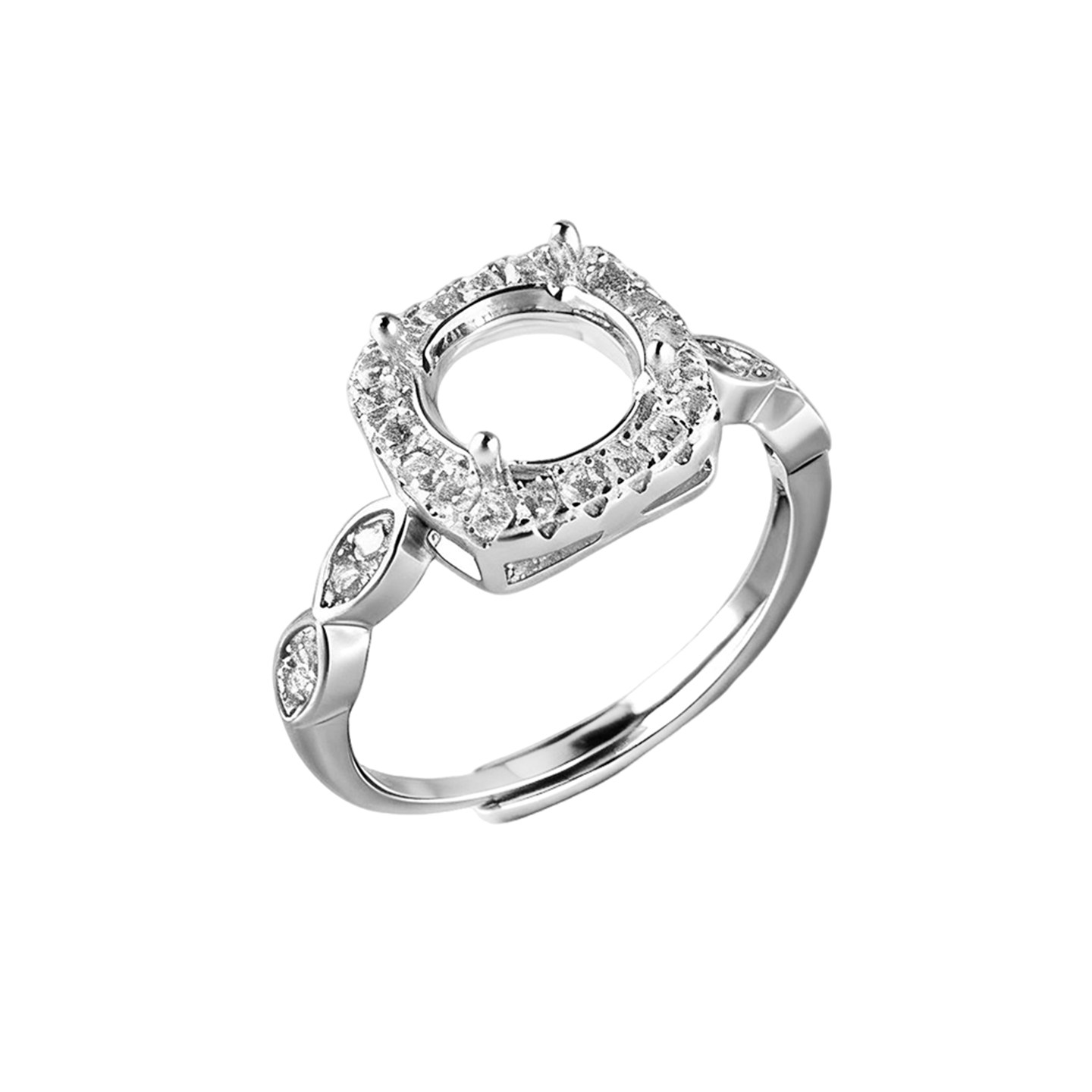 秋季新款戒指空托铜轻奢女戒托