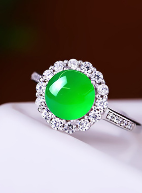 S925纯银戒指空托女款镶嵌DIY