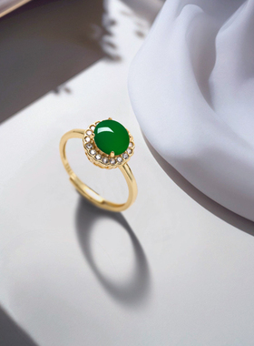 新款S925纯银戒指空托女小众设计