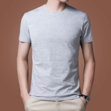 Мужская летняя одежда, однотонная универсальная футболка с коротким рукавом, коллекция 2023, короткий рукав