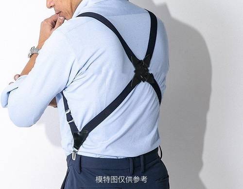 男式复古英伦吊裤防滑背带夹