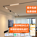 智能轨道灯嵌入式 家用无主灯已接入米家APP客厅全光谱护眼磁吸灯