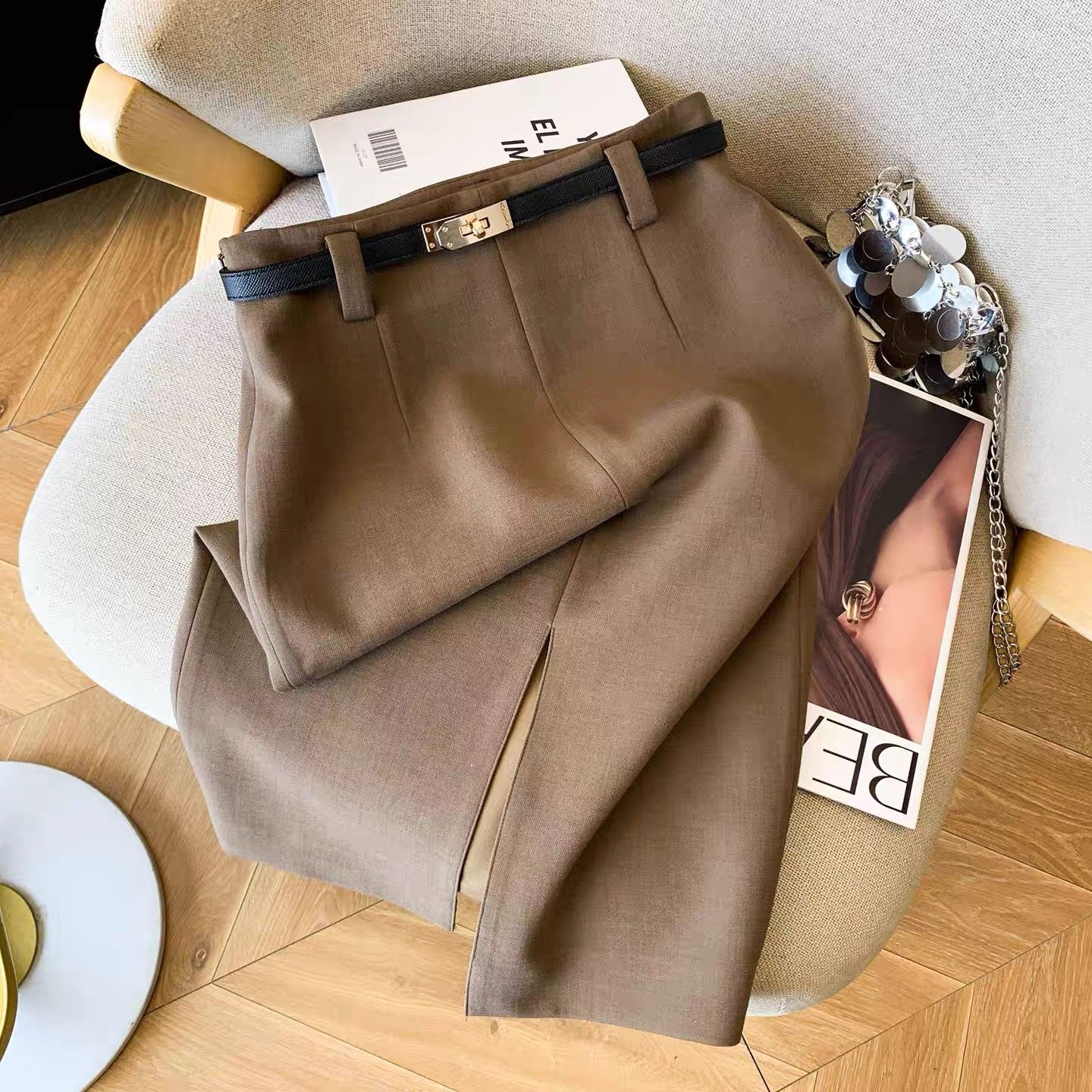 今年流行爆款修身职业包臀裙女2026春季新款高腰显瘦通勤半身裙子