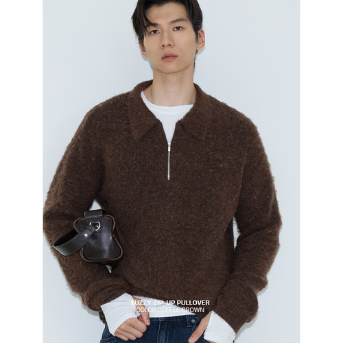 weave岁序素描复古慵懒毛衣