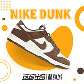 Dunk FQ8249 Low 翻毛皮复古防滑耐磨 Nike 板鞋 白棕色 低帮 104