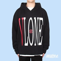 [Подлинная американская версия Stock] Vlone x Clot совместно ограниченный китайский драконский шляп рубашка и свитер повреждения