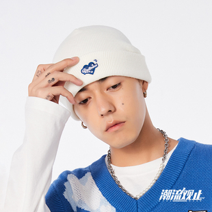 潮流观止RAVENOUS爱心刺绣冷帽多色秋冬简约针织毛线帽子男女潮牌