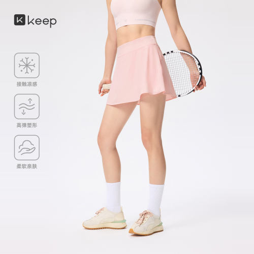 Keep高弹轻盈A字内衬新品网球裙