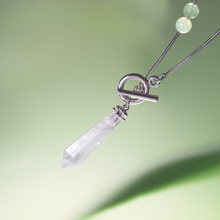 葱茏林木系列/水晶灵摆项链天然水晶官方正品秋冬毛衣搭配礼物女