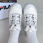 FILA斐乐可颂面包鞋 男女复古厚底防滑耐磨运动休闲鞋 F12W441102F