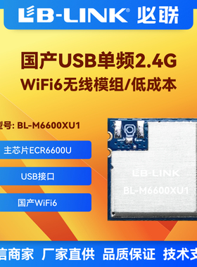 BL-M6600XU1奕斯伟wifi6国产2.4G无线模块ECR6600U低成本wifi模块