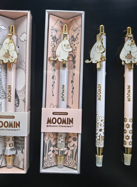 MOOMIN姆明金属创意礼盒礼物水笔P2637学生挂饰高颜值礼品中性笔