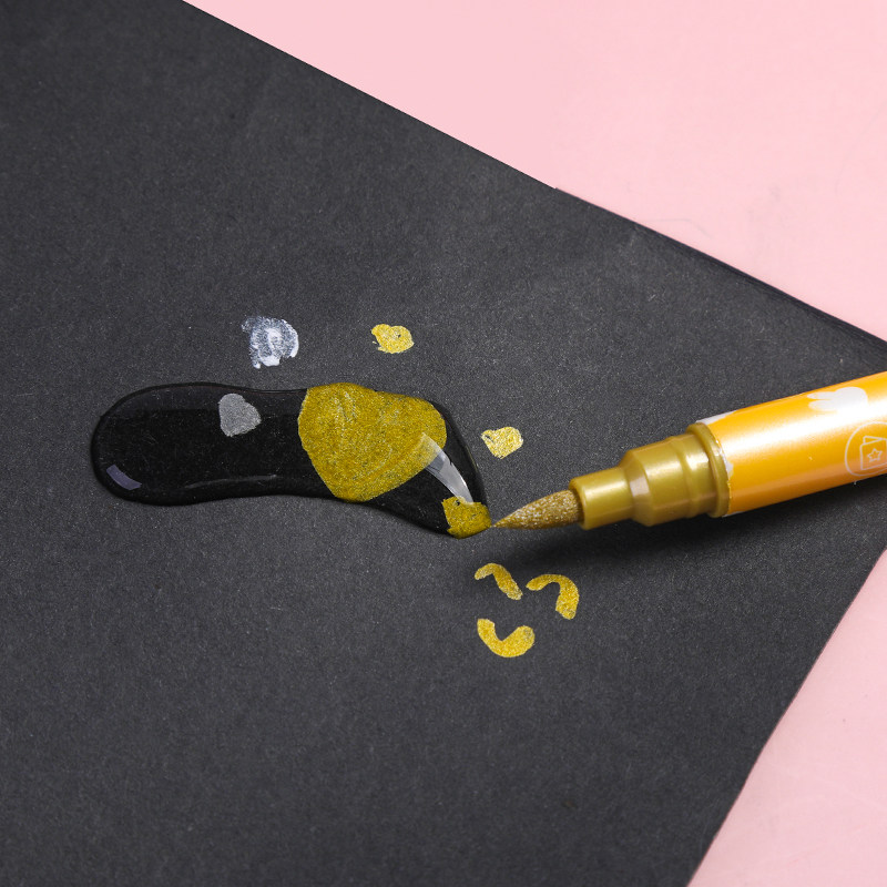 新品晨光双头秀秀笔软头油漆笔手账笔手工笔标记做笔记的秀丽笔