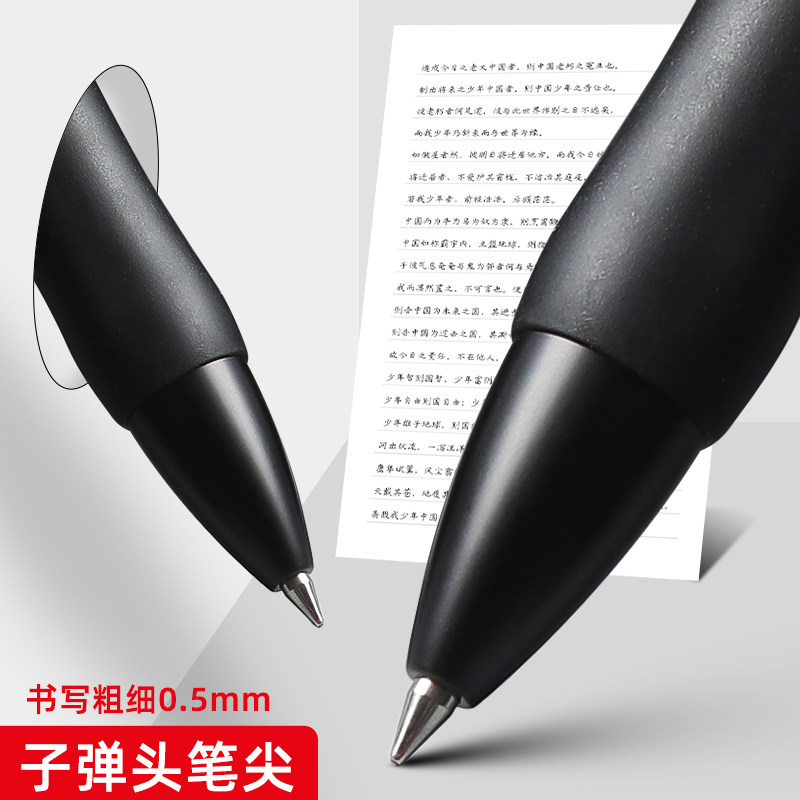 새로운 CHENGUANG K35 프레스 20주년 기념 쿨 블랙 기념 에디션 워터 펜 속건성 블랙 펜 편안한 그립 클래식 오피스