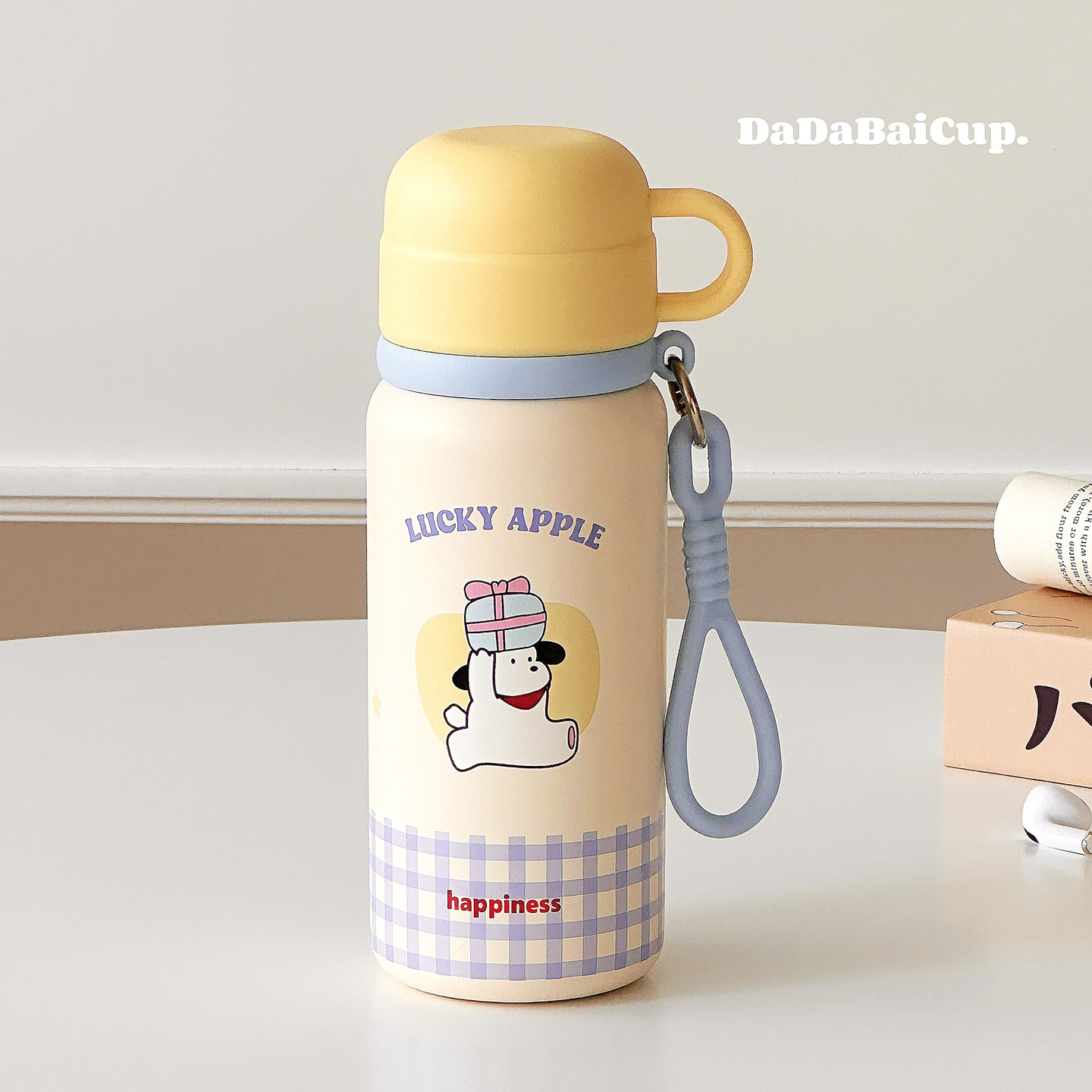 一杯三饮随手杯食品级耐高温可爱