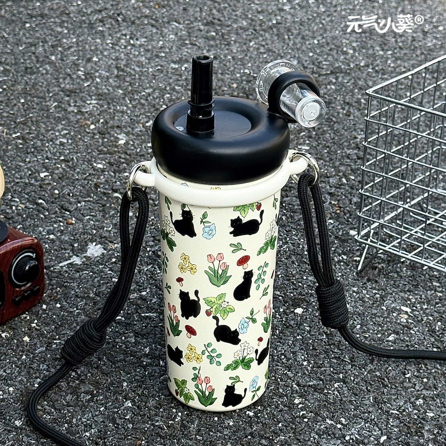 316不锈钢带茶隔随手杯食品级ins