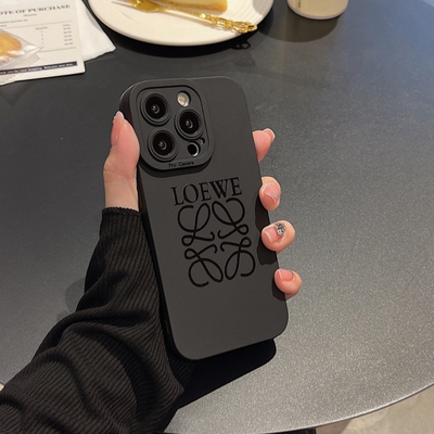 罗意威黑色苹果15promax手机壳新款iPhone14防摔软壳13高档奢华12男士11网红个性xs气质xr大牌适用14PM保护套