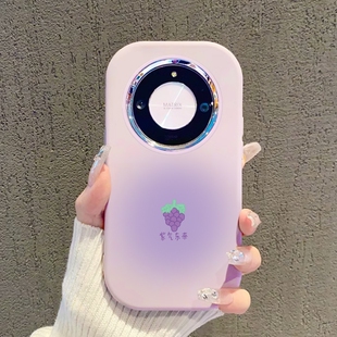 适用华为mate60pro手机壳彩绘小清新Pura70Pro新款 保护套mat50液态硅胶p60日韩少女Mate40可爱pura70创意文字
