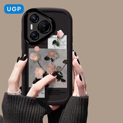 凤凤新款适用苹果16pro max/16pro华为pura70pro十的手机壳黑色p70ultra高级感小众mate60全包镜头硅胶外