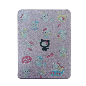 闪粉可爱哈喽kitty适用iPadPro保护壳13寸可旋转苹果ipad9保护套mini6新款iPadAir6防摔11寸平板壳10带笔槽