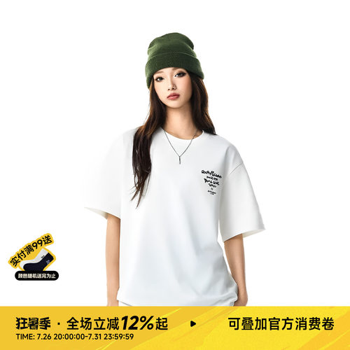 Ric小丑涂鸦升级T恤男女同款情侣