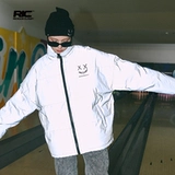 Rickyisclow шутка Ric Clown 3M Светочная слеза Смайлик Хлопковая одежда мужская национальная бренда приливная бренда хлопковая куртка