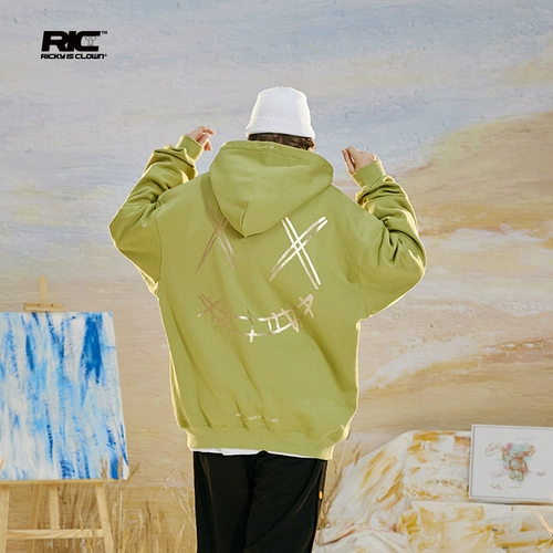 RickyiSclownjoke Ric Clown, чтобы разорвать смайлик, соединяющее свитер мужчина плюс пара прилива