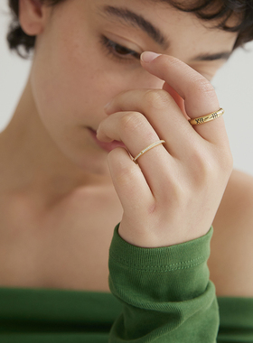 AuRevoirLesFilles罗马数字戒指