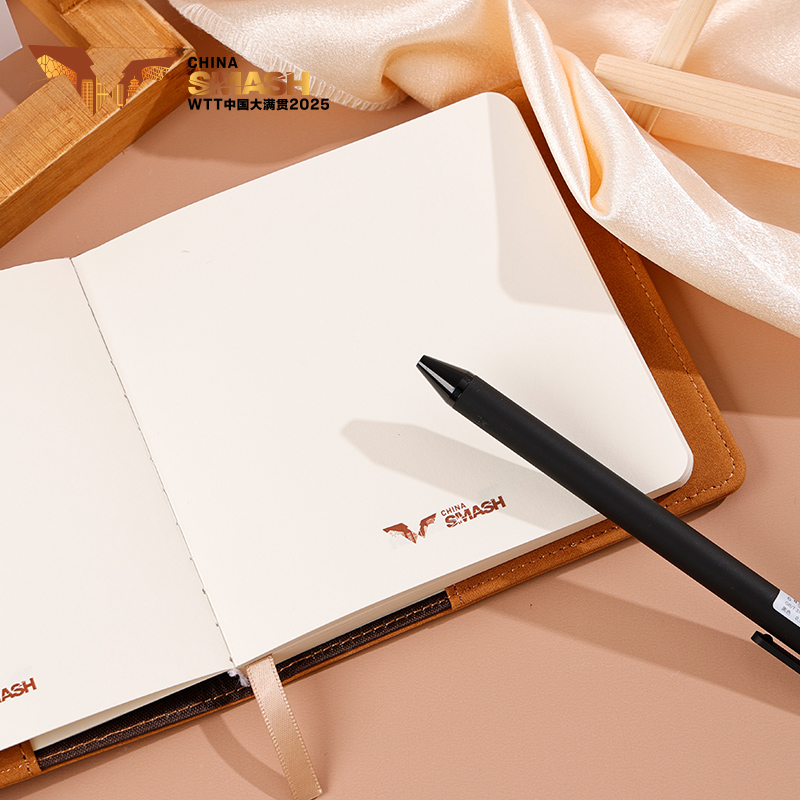 WTT中国大满贯2025官方乒乓赛事纪念手账日程计划本日记笔记本