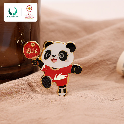 2025年成都混合团体世界杯雄起微章赛事限定胸针配饰纪念品-限量