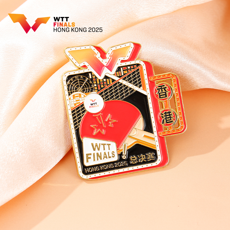 WTT香港总决赛2025-赛事冰箱贴乒乓赛事周边纪念磁吸创意摆件