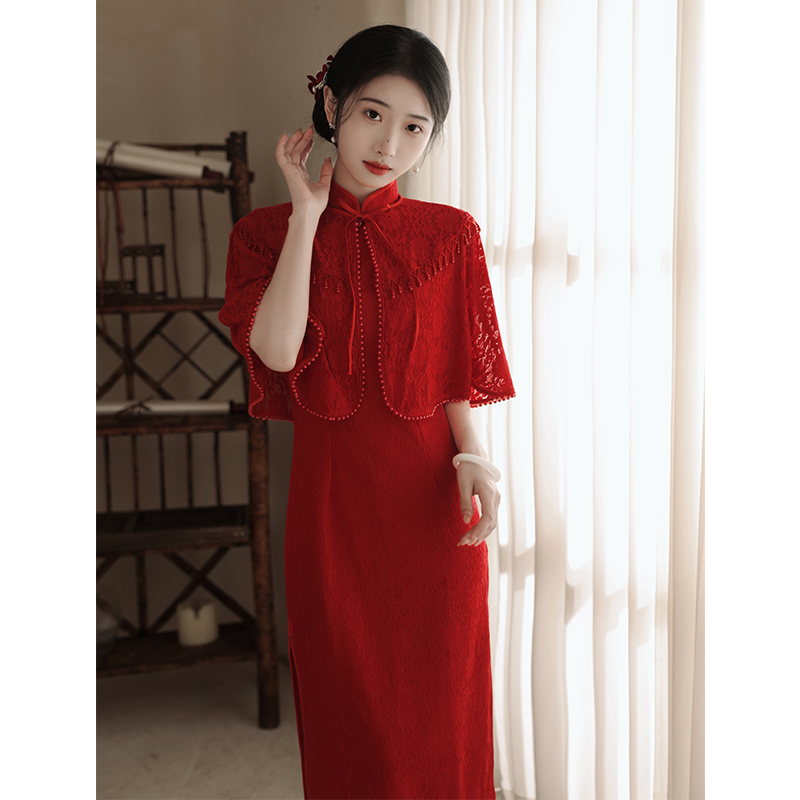  Streaming Ball Belt-Cloak Set Red+L  