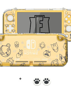 任天堂switch lite动森小岛一体水晶壳nslite保护套全包透明硬壳