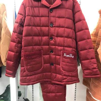 绮瑞23冬季女款加棉加厚睡衣