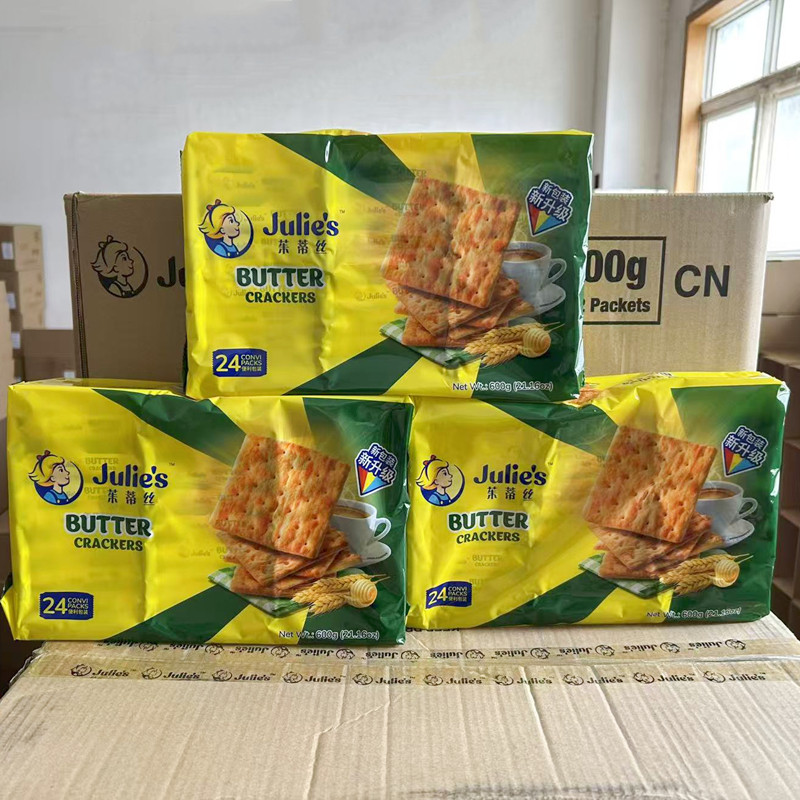 Julie＇s/茱蒂丝奶油苏打饼干600g（内含24小包）