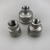 304不锈钢异径大小头内牙 异径内丝大小头直接 异径直通管箍