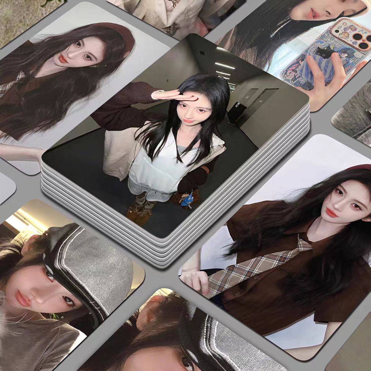 新款鞠婧祎55张高颜韩式小卡应援周边签名贺卡明信片拍立得LOMO卡,模玩/动漫/周边/娃圈三坑/桌游,收藏卡牌/卡片,淘宝优惠券,粉丝福利购,淘宝优惠卷