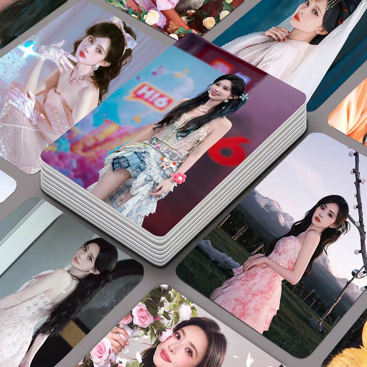 孟子义小卡55张自印明星同款