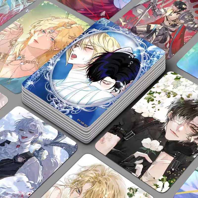 人鱼陷落周边55张高颜小卡