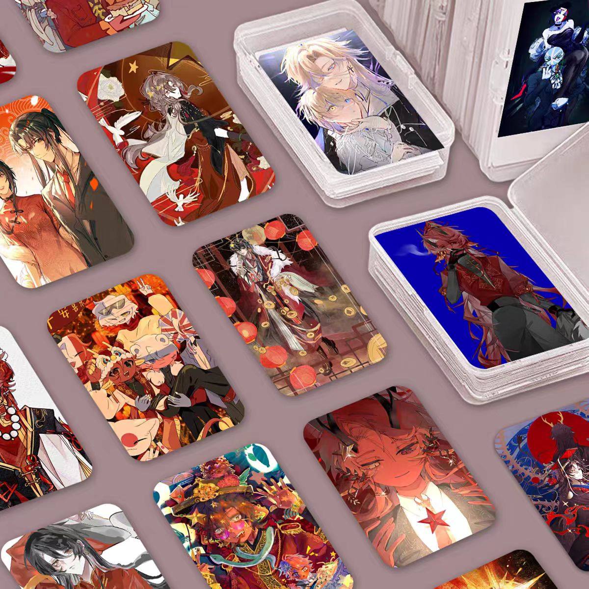 精选55张盒装CH五常小卡美俄瓷英法国拟系列高清LOMO卡珍藏分享卡,模玩/动漫/周边/娃圈三坑/桌游,收藏卡牌/卡片,淘宝优惠券,粉丝福利购,淘宝优惠卷