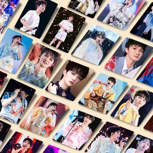 新款周深演唱会周边专辑小卡55张不重复盒装三寸圆角拍立得LOMO卡