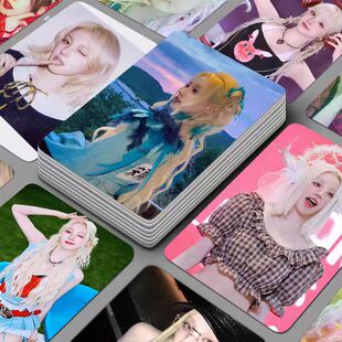 55张宋雨琦新款应援镭射小卡周边55张高清精美lomo卡片盒装收藏卡
