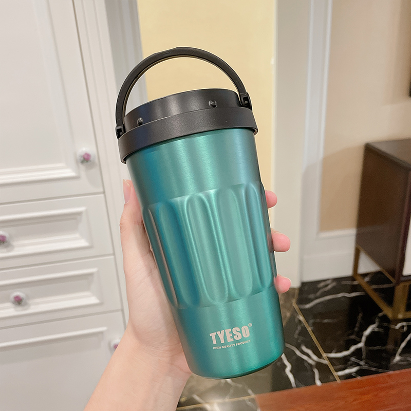 泰硕复古风金属咖啡杯304不锈钢