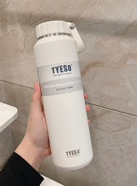 保温杯大容量男款2025新款不锈钢便携杯子女简约便携学生运动水壶