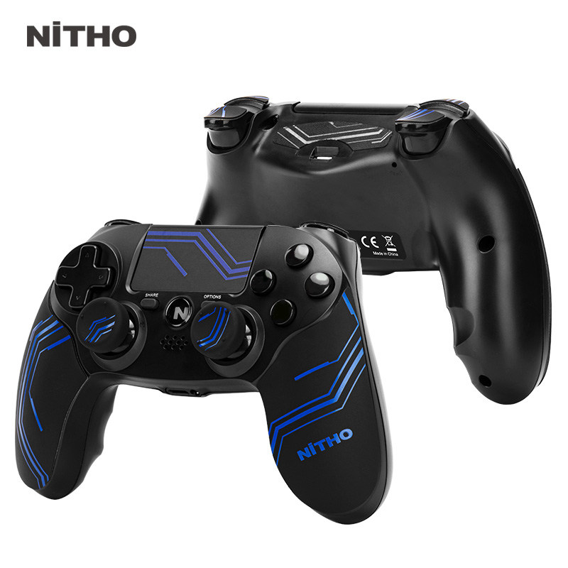 NITHO PS4 컨트롤러 게임 컨트롤러 BLUETOOTH 무선 컨트롤러 PC 컴퓨터 STEAM HORIZON 진동